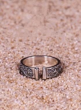 好货Handmade Retro Open Ring for Men Women Couple Rings jewe
