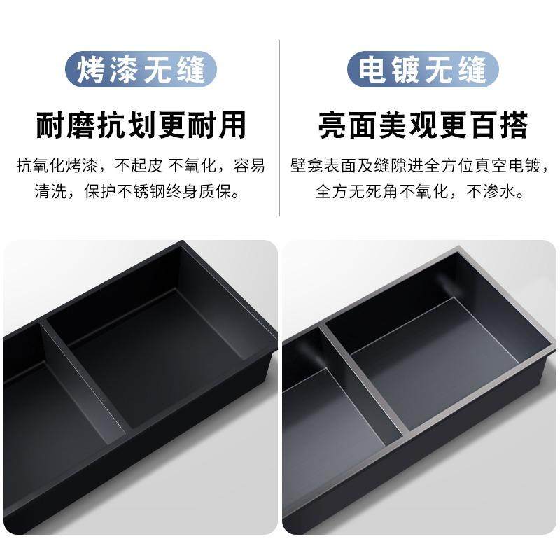 不锈钢隔板卫生间浴室金属壁龛嵌入式钢壁垃圾桶内嵌置物架灯带,淘宝优惠券,粉丝福利购,淘宝优惠卷