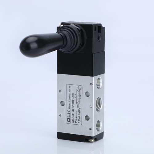 OLK欧雷凯手扳阀4H230C/E/P-08-06中泄中封中压三位五通中央排气 - 图2