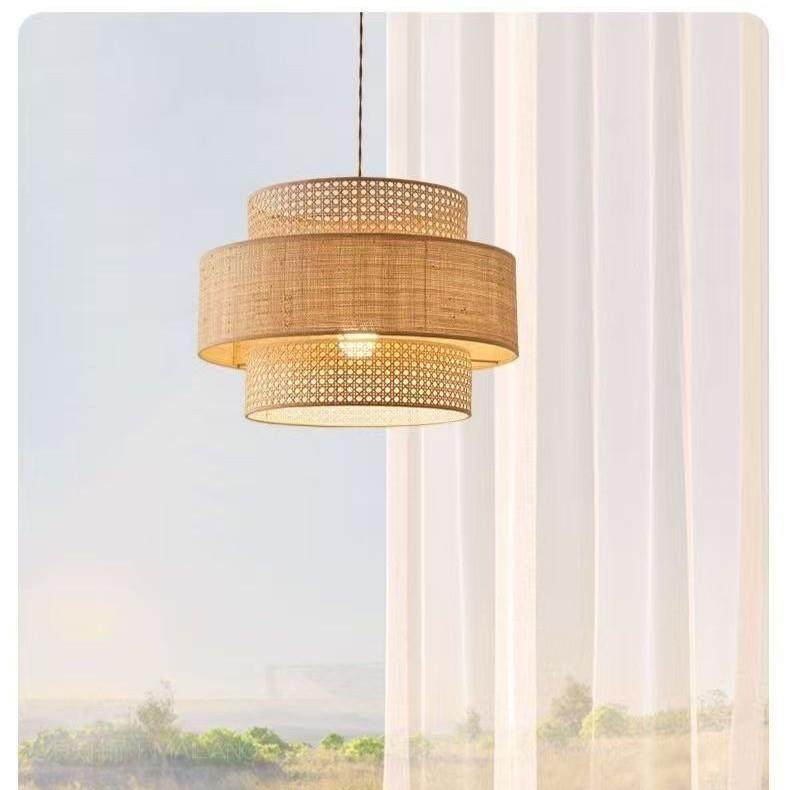 藤编复古侘寂风灯日式吧台吊灯饭店民宿火锅店灯具禅意茶室餐厅灯,淘宝优惠券,粉丝福利购,淘宝优惠卷