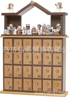 厂家树脂马槽生活人物羊马的诞生场景套装家居装饰品摆设雕像