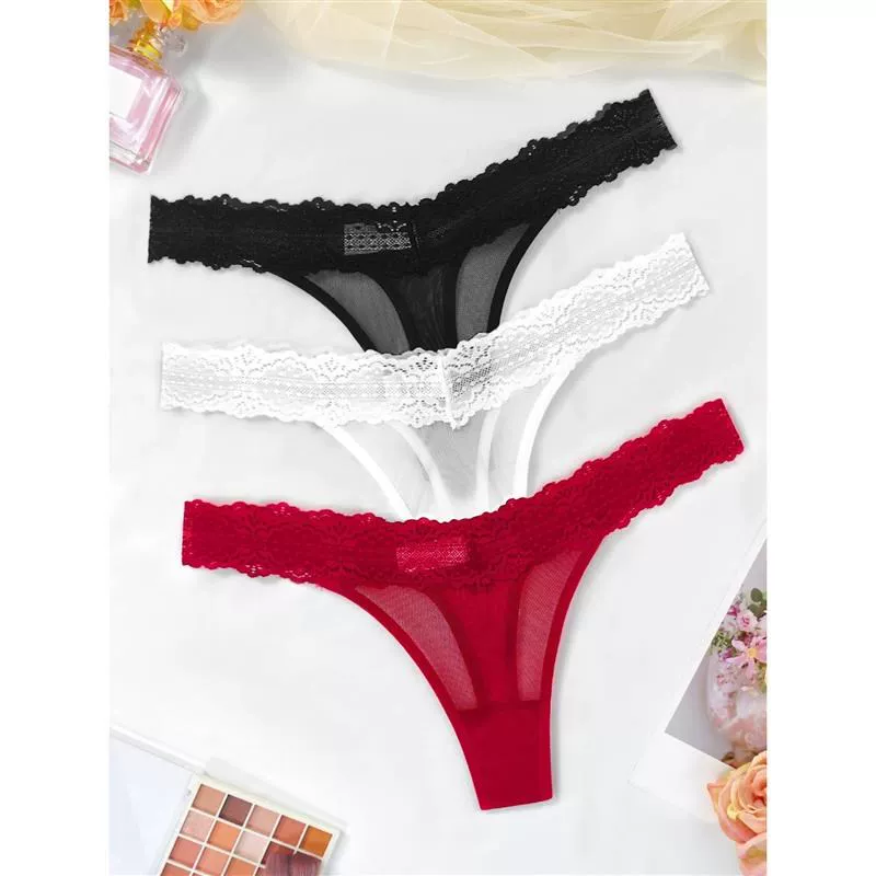 [3 шт./набор сексуальные женские стринги underwear разноцветные]