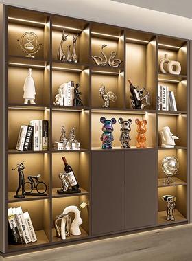 高档大平层酒柜装饰品摆件家居饰品客厅玄关餐柜轻奢风套装组合