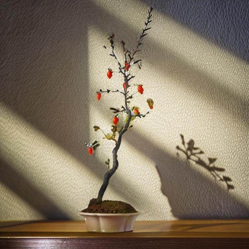 金弹子盆栽老鸦柿子绿植阳台树苗花卉室内植物办公桌花卉阳台果树,淘宝优惠券,粉丝福利购,淘宝优惠卷