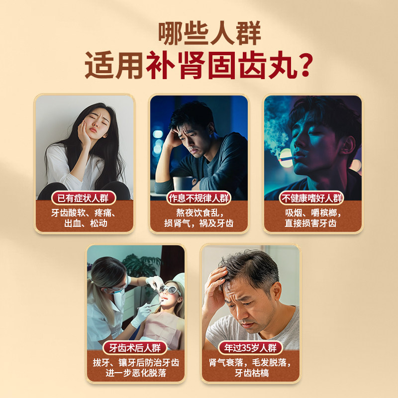 九芝堂补肾固齿丸慢性牙周炎治疗药健肾牙齿松动移位牙龈肿痛消炎