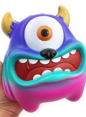 厂家直销慢回弹超大单眼独眼怪兽新款squishy