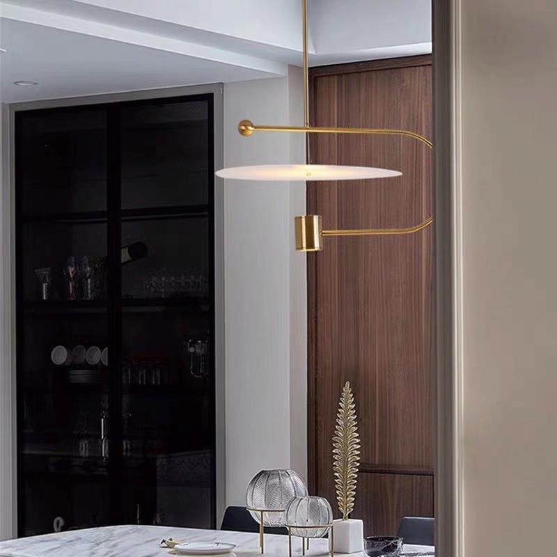 设计欧网红吊灯北艺术餐厅师环简约卧室创意形个性样板房装饰灯具,淘宝优惠券,粉丝福利购,淘宝优惠卷