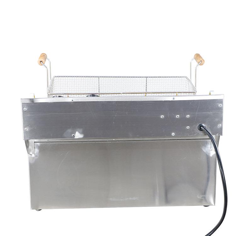 18L、20L电炸炉带定时商用油炸机锅炸薯条机鸡排小吃设备大容量 - 图3
