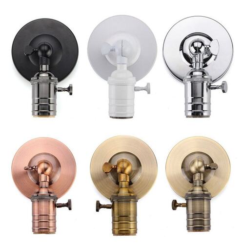 极速Retro E27 Industrial Lamp Base Modern Vintage Antique Ce - 图2