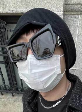 戴个挑逗镜!大小眼不对称不规则太阳眼镜 拽拽