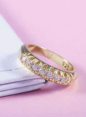 极速Huitan High Quality Office Lady Accessories Rings Golden