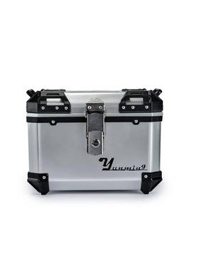 直销45升方箱带靠背内衬喷漆银色