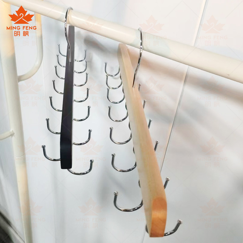 高档实木吊带内衣挂架20钩家用无痕吊带衣架多功能帽子背心衣架子,淘宝优惠券,粉丝福利购,淘宝优惠卷