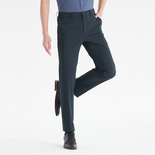 SHANSHAN杉杉品牌商务西裤男职业正装2025秋季裤子男款直筒休闲裤 - 图1