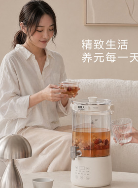 多功能煮茶壶养生壶炖煮一体大容量花茶壶桶器家用烧水壶煮茶器