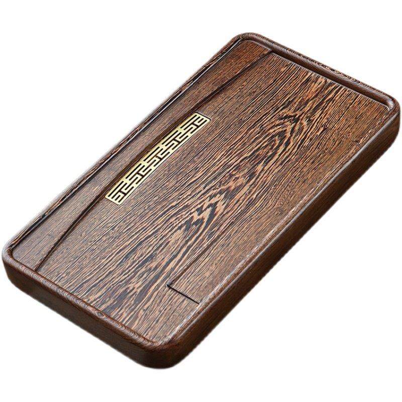 鸡翅木茶盘整块实木新中式功夫茶具套装家用茶海轻奢现代客厅茶台,淘宝优惠券,粉丝福利购,淘宝优惠卷