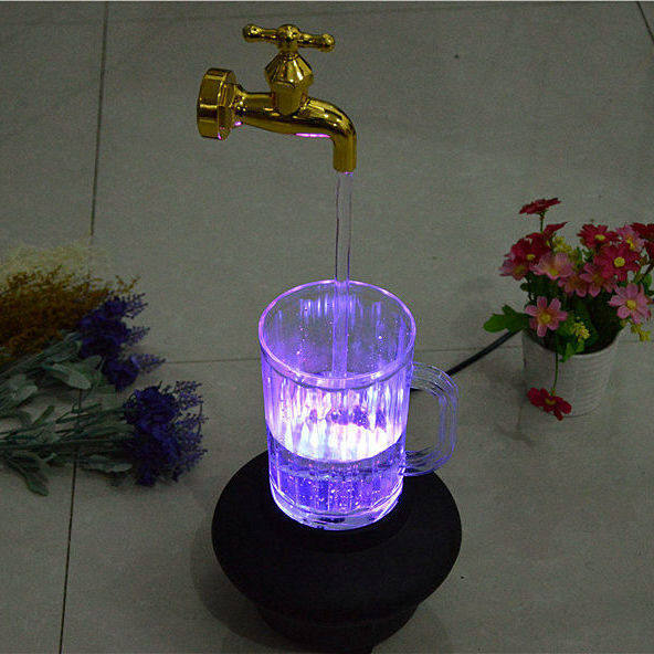 直播间引流道具悬浮水龙头流水摆件循环水招财客厅办公室装饰送礼,淘宝优惠券,粉丝福利购,淘宝优惠卷