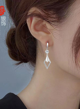 2025年新款流苏耳环女9999纯银