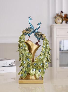 孔摆C0076家居客物厅电视柜件酒柜装饰乔迁新居雀创意结婚礼礼品