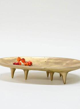 轻奢现代不规则金色果JOR处盘店几样板间酒售楼家居茶软装饰工艺