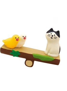 花园农夫地鼠猫咪粉花猫摆件礼物桌面拍摄道具日式猫ZAKKA