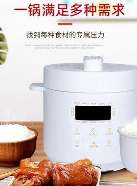 110V电压力锅出口小家电陶瓷高压锅智能电饭煲小U型出口美国加拿