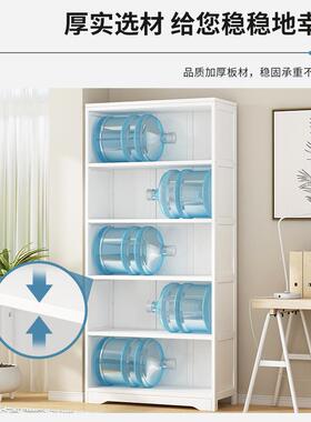 书柜置物架多家层用厅储物立柜组客合简易PNI书房柜实木落地收纳