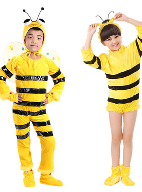 六一小蜜蜂演出服儿童动物幼儿蜻蜓蝴蝶苍蝇蟋蟀舞台卡通表演服装