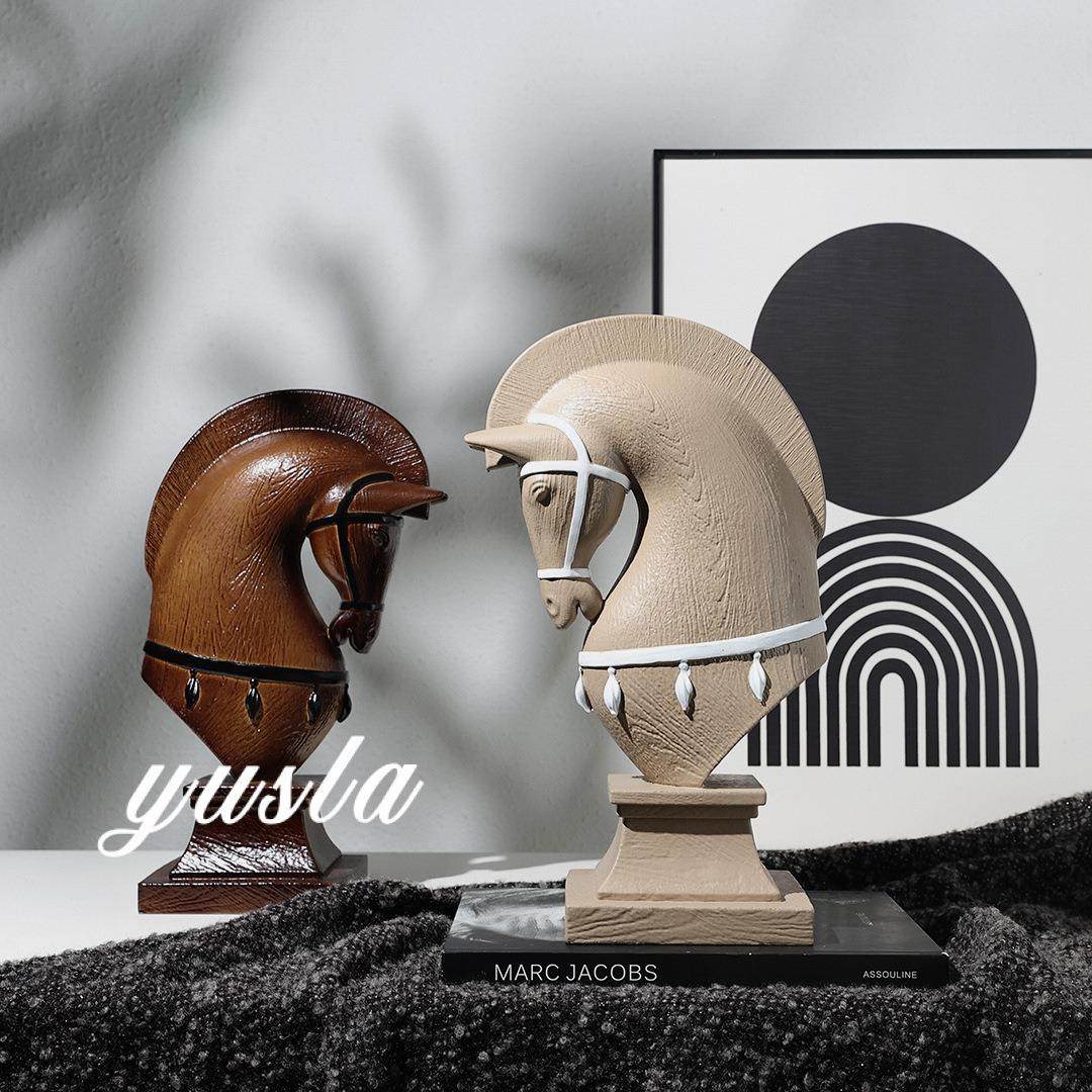 爆款中式马客厅电视柜书房办公室售楼处儿童房法式摆件装饰品,淘宝优惠券,粉丝福利购,淘宝优惠卷