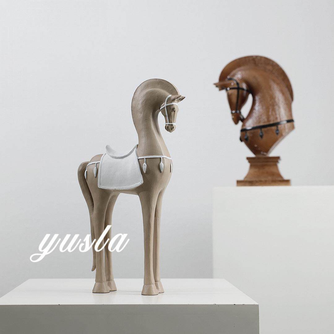 爆款中式马客厅电视柜书房办公室售楼处儿童房法式摆件装饰品,淘宝优惠券,粉丝福利购,淘宝优惠卷