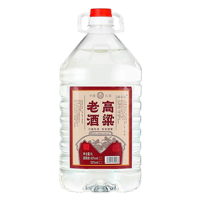 纯粮高度42/52度5L装约10斤浓香型高粱老酒散酒泡酒专用原浆YZX