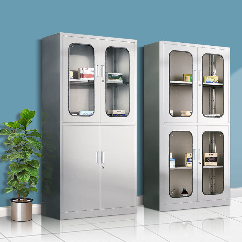 304不锈钢文件资料柜档案柜员工带锁储物柜药品办公柜加锁,淘宝优惠券,粉丝福利购,淘宝优惠卷