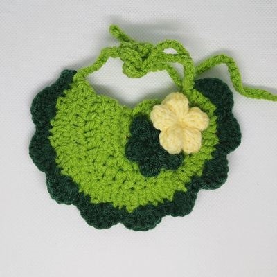 猫咪项圈diy英短亲和针织猫咪项圈手工编织手工编织毛线宠物项圈 - 图2