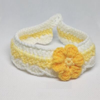 猫咪项圈diy英短亲和针织猫咪项圈手工编织手工编织毛线宠物项圈 - 图1