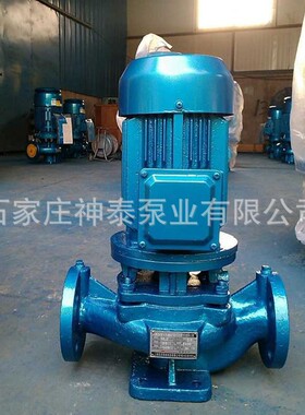 批量生产热水循环泵耐腐蚀高温给水泵ISG65-200卧式直联管道泵