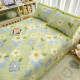 Bed cover single piece summer high-end cotton quilted cotton non-slip non-wrinkle sheet three-piece set for all seasons