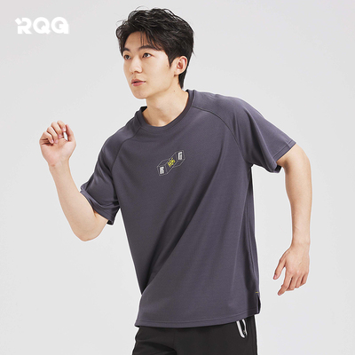 【好物体验专享】速干T恤短袖男士网眼透气跑步t恤衫半袖宽松大码