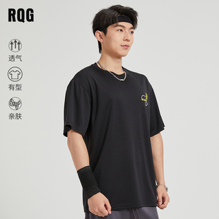 【RQG】男士圆领宽松短袖