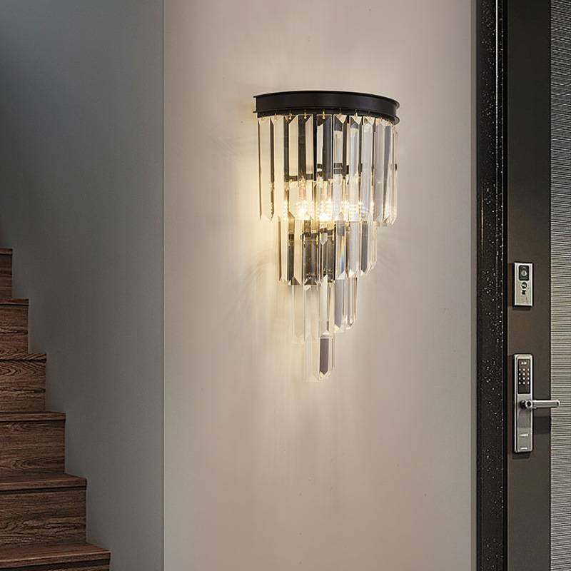 轻奢水晶壁灯过道楼梯客厅卧室床头灯别墅酒店床头灯壁灯高级感,淘宝优惠券,粉丝福利购,淘宝优惠卷