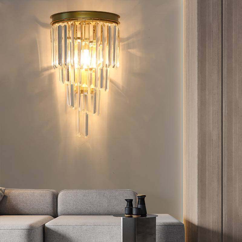 轻奢水晶壁灯过道楼梯客厅卧室床头灯别墅酒店床头灯壁灯高级感,淘宝优惠券,粉丝福利购,淘宝优惠卷