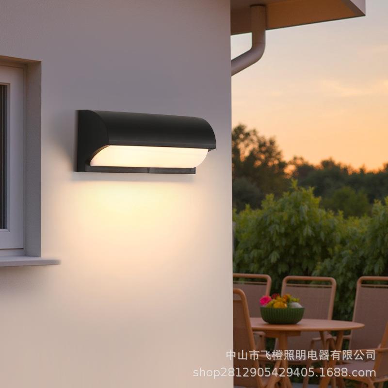 户外壁灯过道楼梯庭院门口室外led超亮防水阳台别墅花园室外墙灯 - 图3