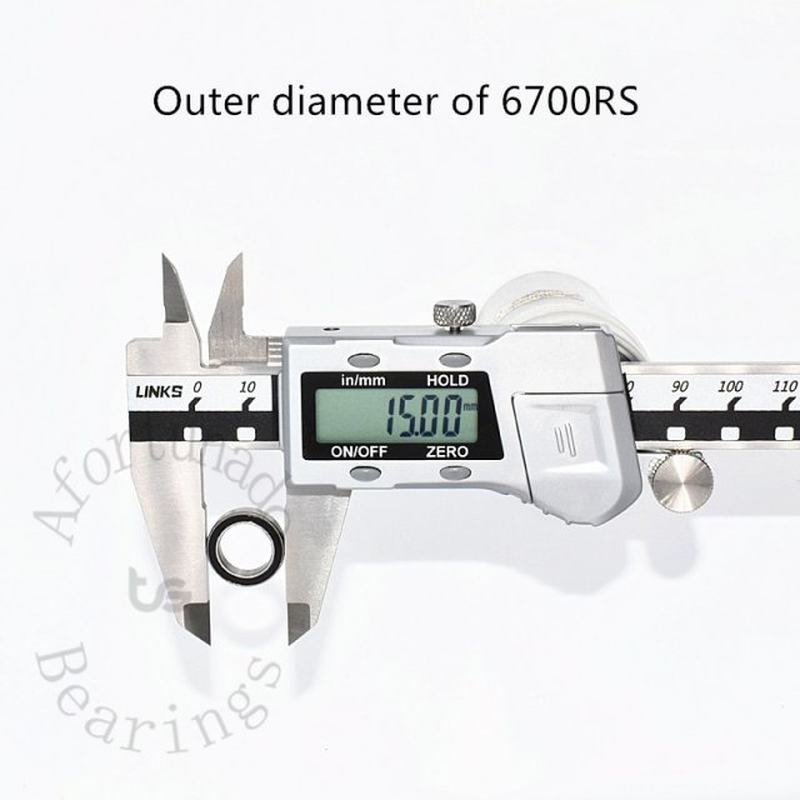 10pcs 6700RS 10*15*4(mm) free shipping chrome steel rubber - 图1