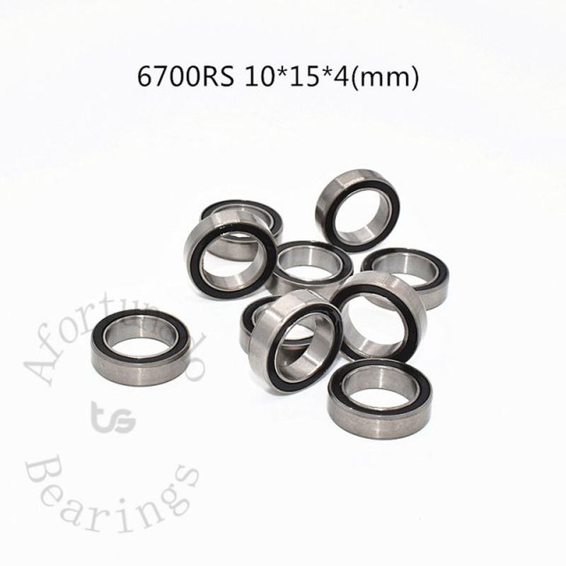 10pcs 6700RS 10*15*4(mm) free shipping chrome steel rubber - 图0