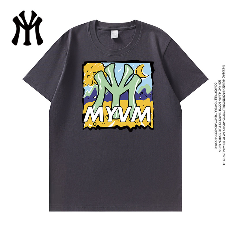 MYVM官方正品夏季情侣纯棉短袖潮流短袖男款爆款26新款T恤男女1