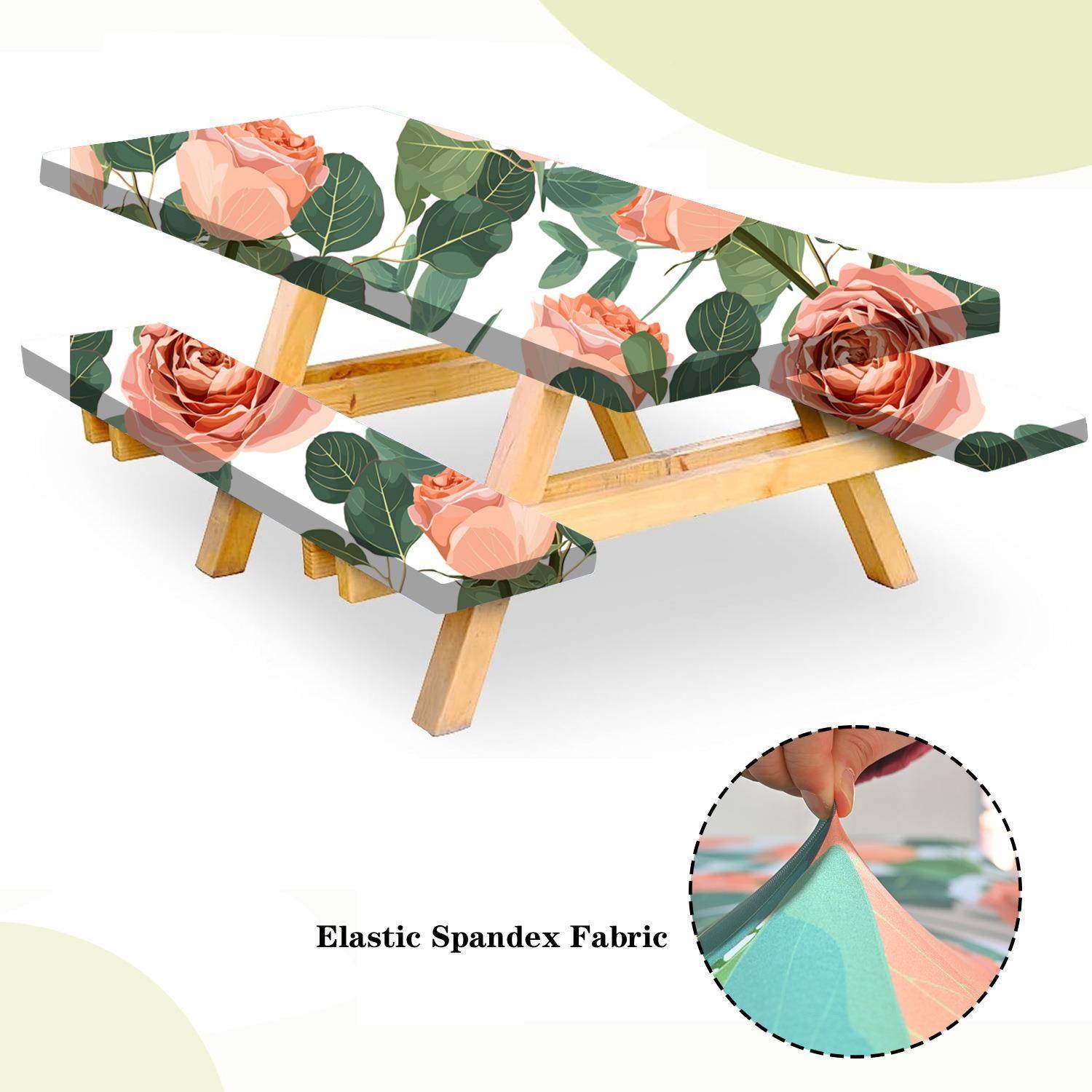 跨境包松全紧带弹力户外罩桌套桌印花ZT-AT-48野餐店西餐厅酒凳子,淘宝优惠券,粉丝福利购,淘宝优惠卷