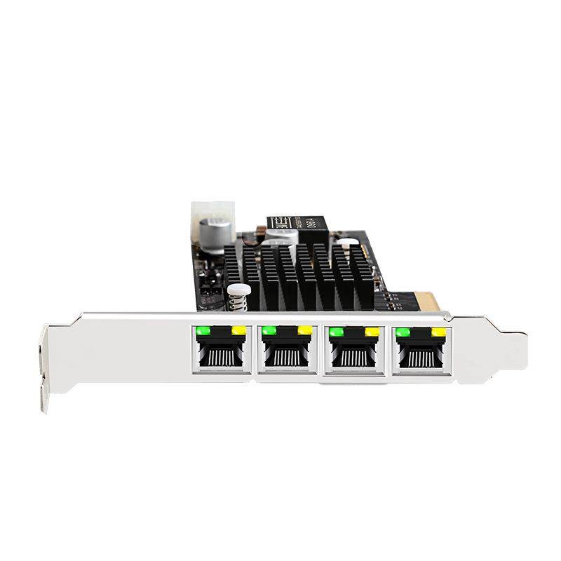 白蜘蛛PCIE千兆4口POE网卡I350-T4有线网卡4网口PoE以太网适配器,淘宝优惠券,粉丝福利购,淘宝优惠卷