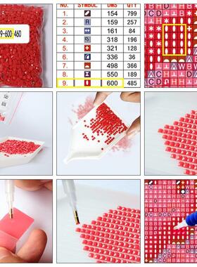 5d animation cartoon diamond painting full drill decoration