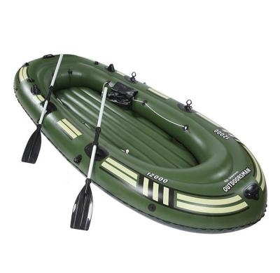 网红Kayak rubber raft extra thick speedboat water boat infla-图1