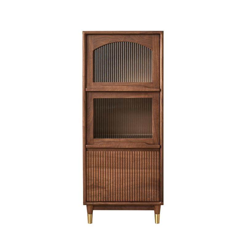 北美实木黑胡桃木边柜樱桃木原木日式简约客厅多功能储物收纳斗柜,淘宝优惠券,粉丝福利购,淘宝优惠卷