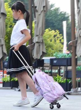 可折叠便携手拉车迷你购物买菜小拉车家用拉货拖车搬运行李拉杆车